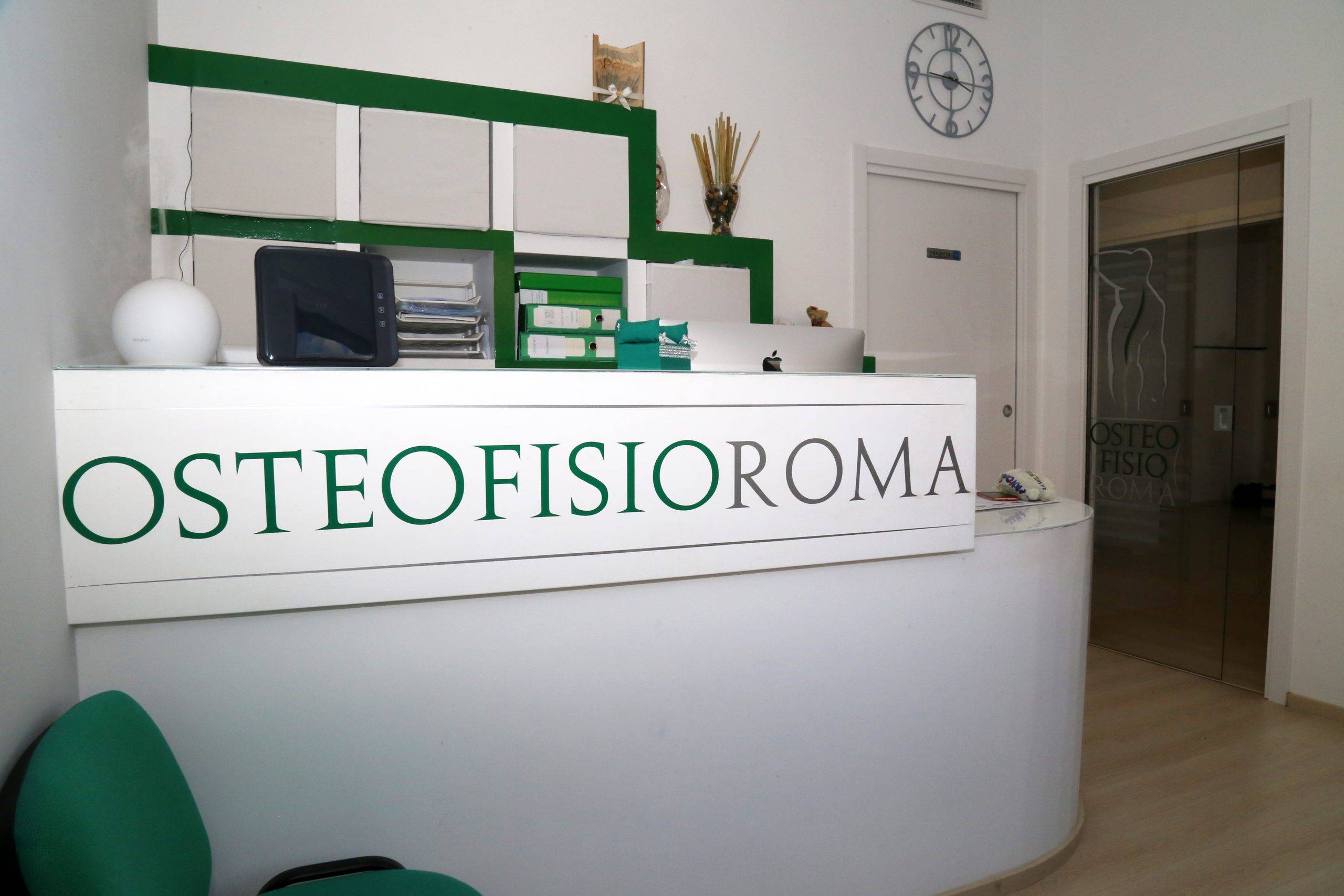 Reception del Centro di osteopatia Roma